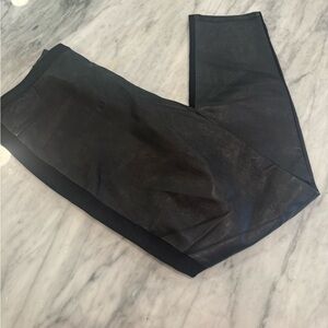Neiman Marcus genuine leather front leggings XL